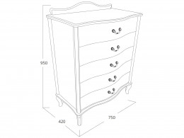 Комод Джульетта 2