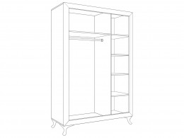 Шкаф распашной  3-х дверный Модена