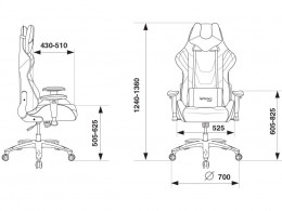 Игровое кресло Бюрократ VIKING 4 AERO