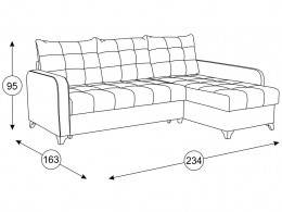 Угловой диван  Квадро 
