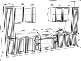 Кухня Прага 3,6 метра