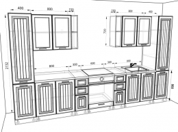 Кухня Прага 3,6 метра