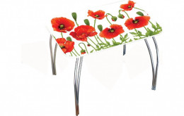 Обеденный стол прямоугольный с фотопечатью