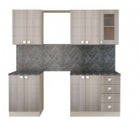 Кухонный гарнитур Квадро 2400x600 мм