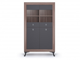 Шкаф-витрина  малая 2-х дв. Модена