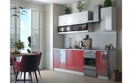 Кухня МДФ Техно 2000 Компоновка №2