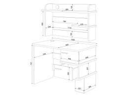 Компьютерный стол СД-15
