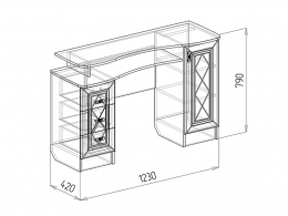Туалетный стол Флоренция 42 см