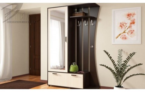 Прихожая Домино 4 У (Венге / дуб молочный)