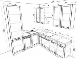 Кухня Базис Nicole 2,4 метра