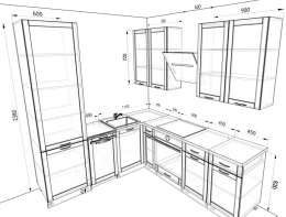 Кухня Базис Nicole 2,4 метра