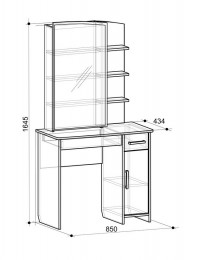 Туалетный столик МебельСон Виктория