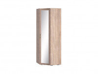 Шкаф угловой с зеркалом (440) Бруно 76 см