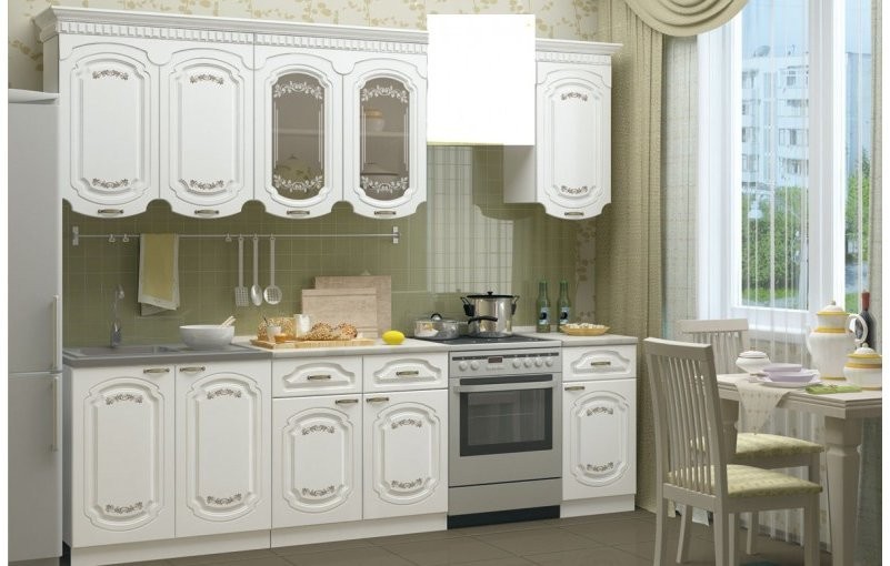 Кухня МДФ Лиза, с узором, 2000