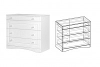 Комод Шарлота 93 см