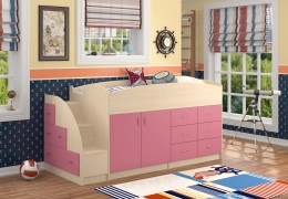 Детская кровать-чердак  Дюймовочка-4