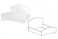 Кровать 1200 Шарлота 138 см