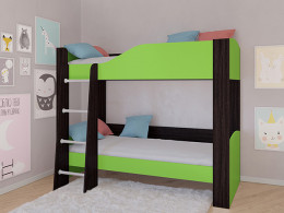 Кровать двухъярусная АСТРА 2 Венге/Сонома без ящика