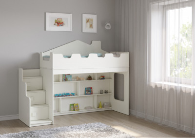 Кровать-домик чердак Легенда 43.3.1