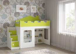 Детская кровать-домик от 3 лет Легенда 43.3.1 с окном