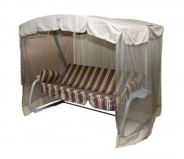 Садовые качели с антимоскитной сеткой Турин