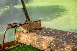 Садовые качели с антимоскитной сеткой Турин