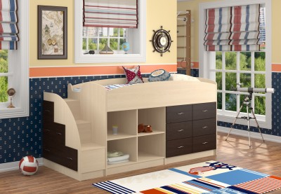 Детская кровать-чердак Дюймовочка-4/1