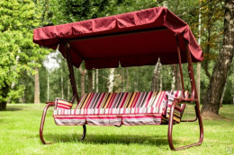 Садовые качели для дачи из металла Родео