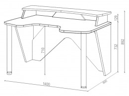 Компьютерный стол СК-140 ПИЛОТ
