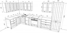 Кухня Мишель 4,0 метра