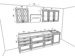 Кухня Ницца 2,6 метра