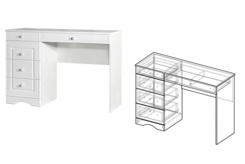 Стол туалетный Шарлота 44 см