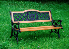 Скамья садовая