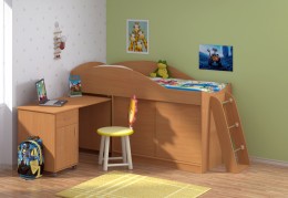 Кровать-чердак Дюймовочка-3