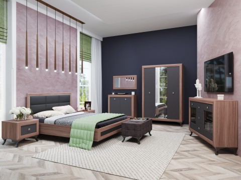 Спальный гарнитур Спальня модульная (комплект 1) «Модена»