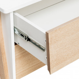 Этажерка широкая Leset "Сканди" с тумбой 2 ящ. (1104)