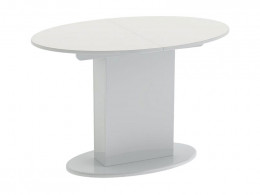 Обеденная группа  Стол Марсель белый (маленький) + стулья Франк аквамарин на белых ножках