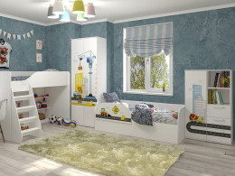 Детская кровать BTS Трио с ПМ