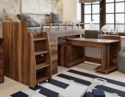 Кровать-чердак Навигатор ТД-250.11.02 комбинированная