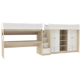 Двухъярусная кровать Л-CE606-604