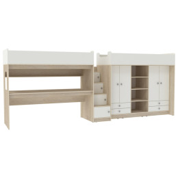 Двухъярусная кровать Л-CE606-604