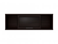 Шкаф навесной Полка встраиваемая со стеклом Палермо