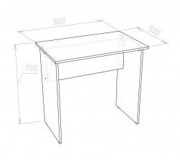 Письменный стол НК-Мебель Крокер