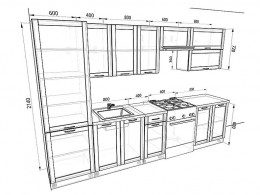 Кухня Базис Nicole 3,2 метра