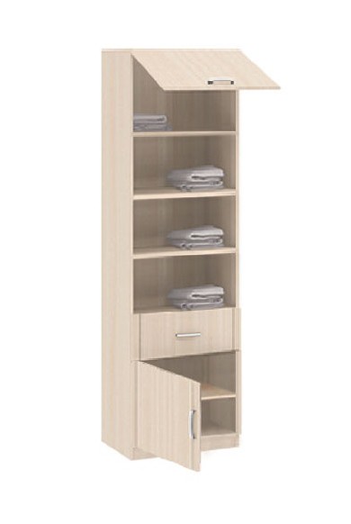 Стеллаж детский Шкаф многоцелевой 600x380x1990 Лотос 5.23