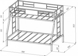 Двухъярусная кровать Гранада