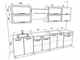 Кухня Шанталь 3,0 метра