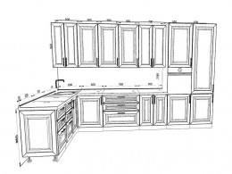 Кухня Рокко 4,0 метра