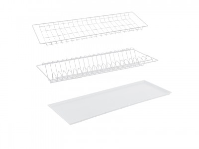 Сушилка для посуды Сокол Сушилка (с поддоном) 765 мм белая