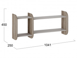 Полка настенная  тип 9
